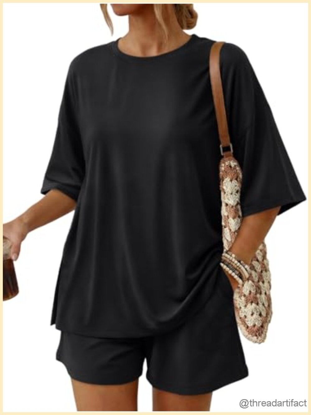 Women's 2 Piece Summer Matching Set Lounge Wear with Pockets